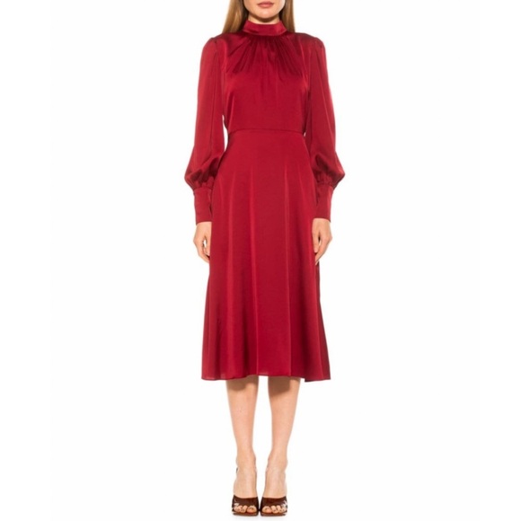 ALEXIA ADMOR Francy Bubble Sleeve Fit & Flare Dress - Picture 2 of 6